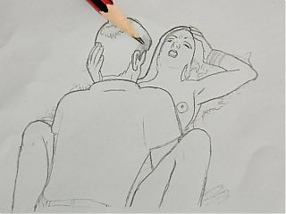 Sketch Drawing Office mein kaam karne wali mahila ke sath sex